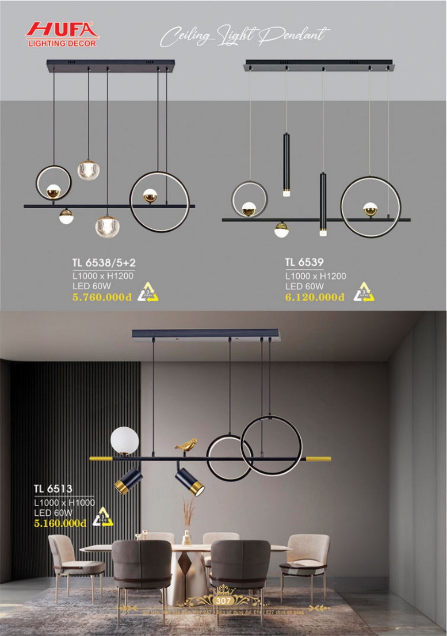 Bảng giá đèn trang trí HUFA